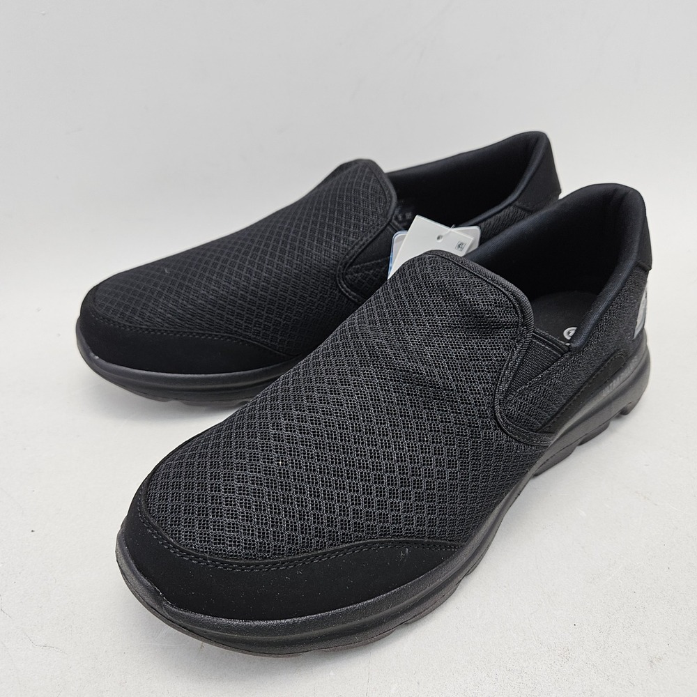 S Sport by Skechers Claye Mens Black Mesh Slip On Sneakers Memory Foam Size 11
